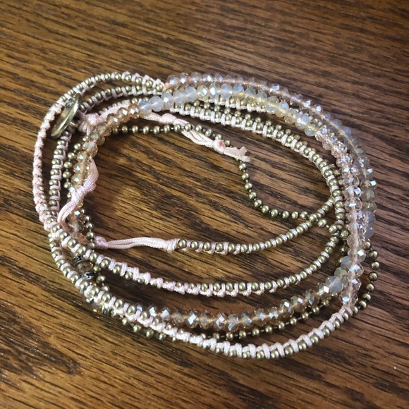 Chloe + Isabel Jewelry - Set of two pink wrap bracelets/necklaces 💗
